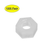 Electronics-Salon 1000PCS Metric M8 Black Nylon Acorn Hex Cap Nut.